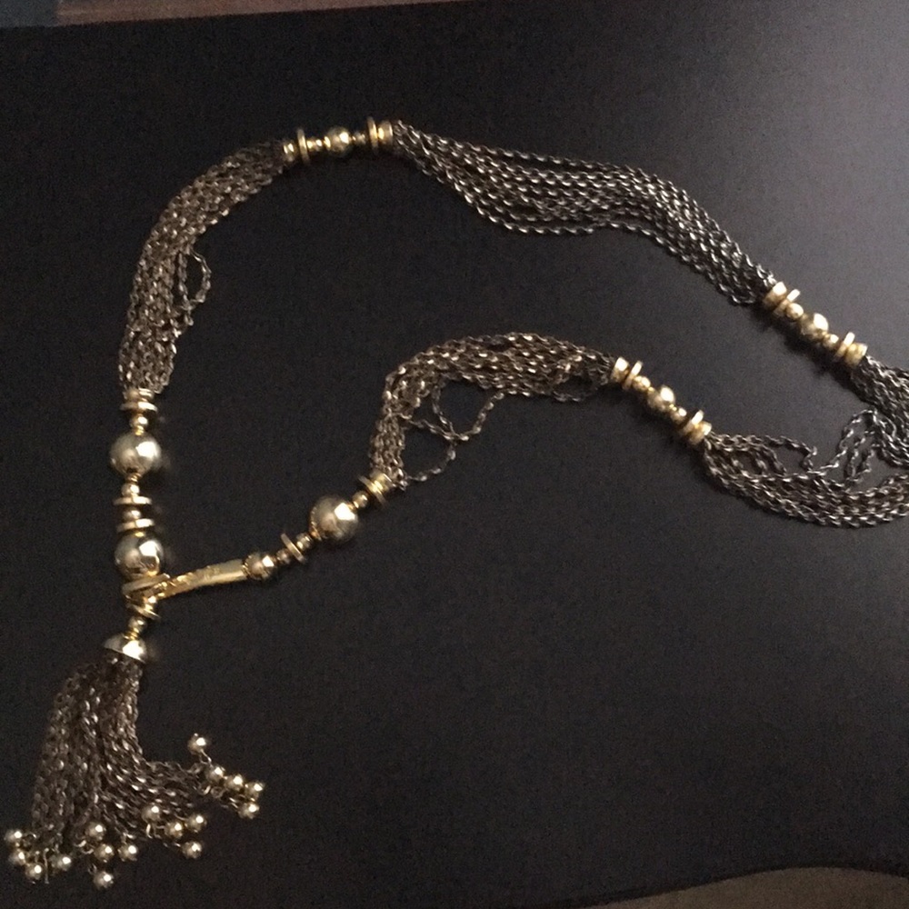 Stella and Dot tassel necklace